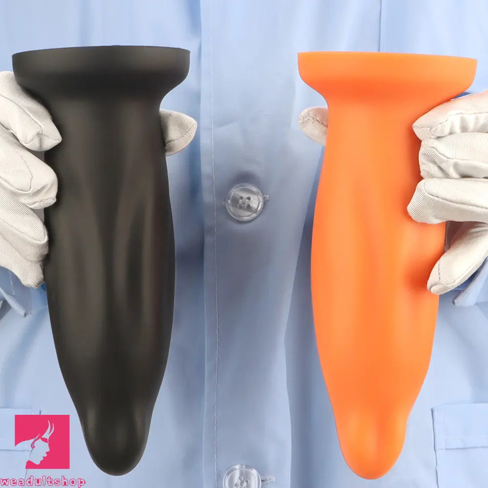 7.67in Liquid Silicone Thick Soft Dolphin Animal Dildo For Cock Orgasm