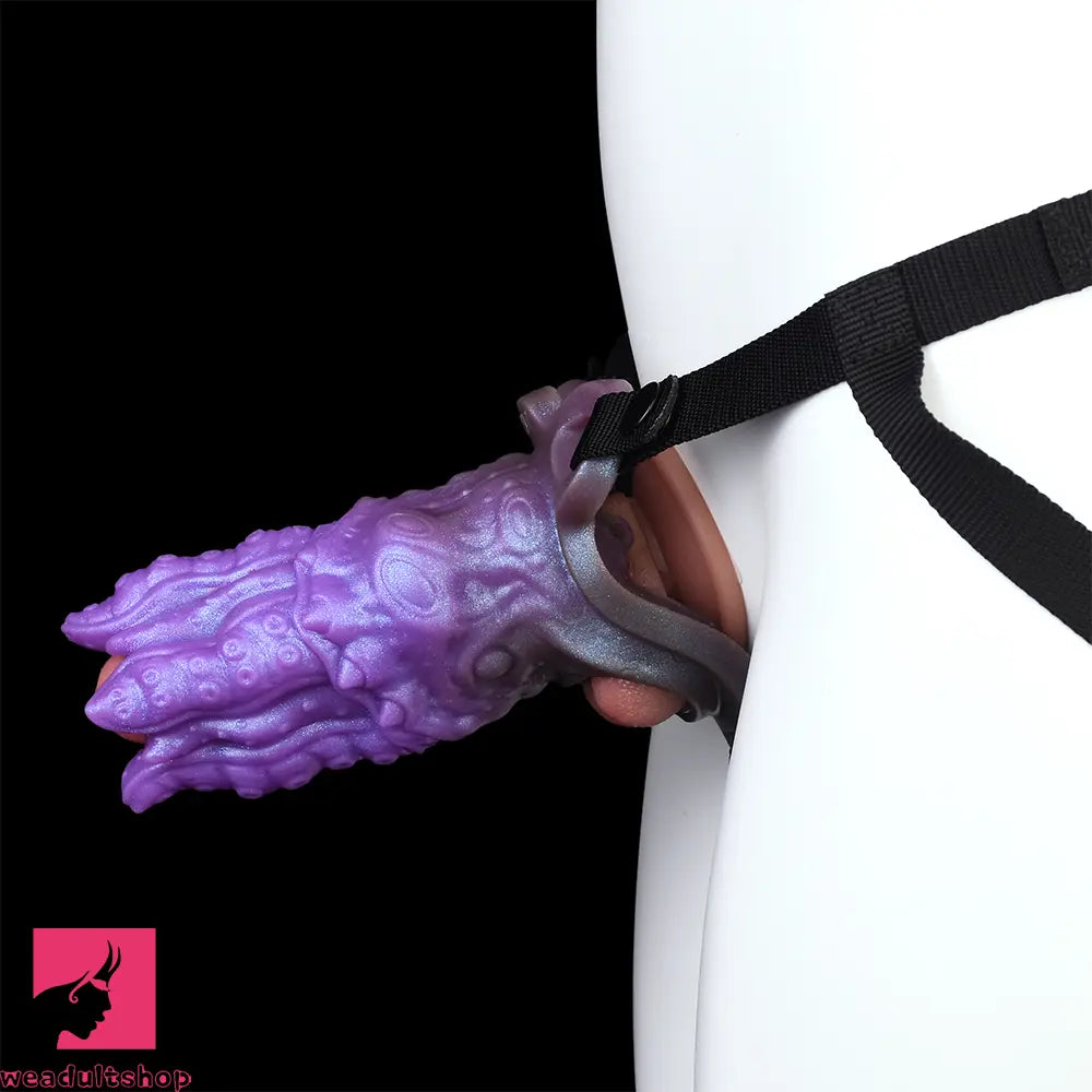 5.59in Dragon Beast Creature Silicone Flexible Fantasy Hollow Dildo Sleeve