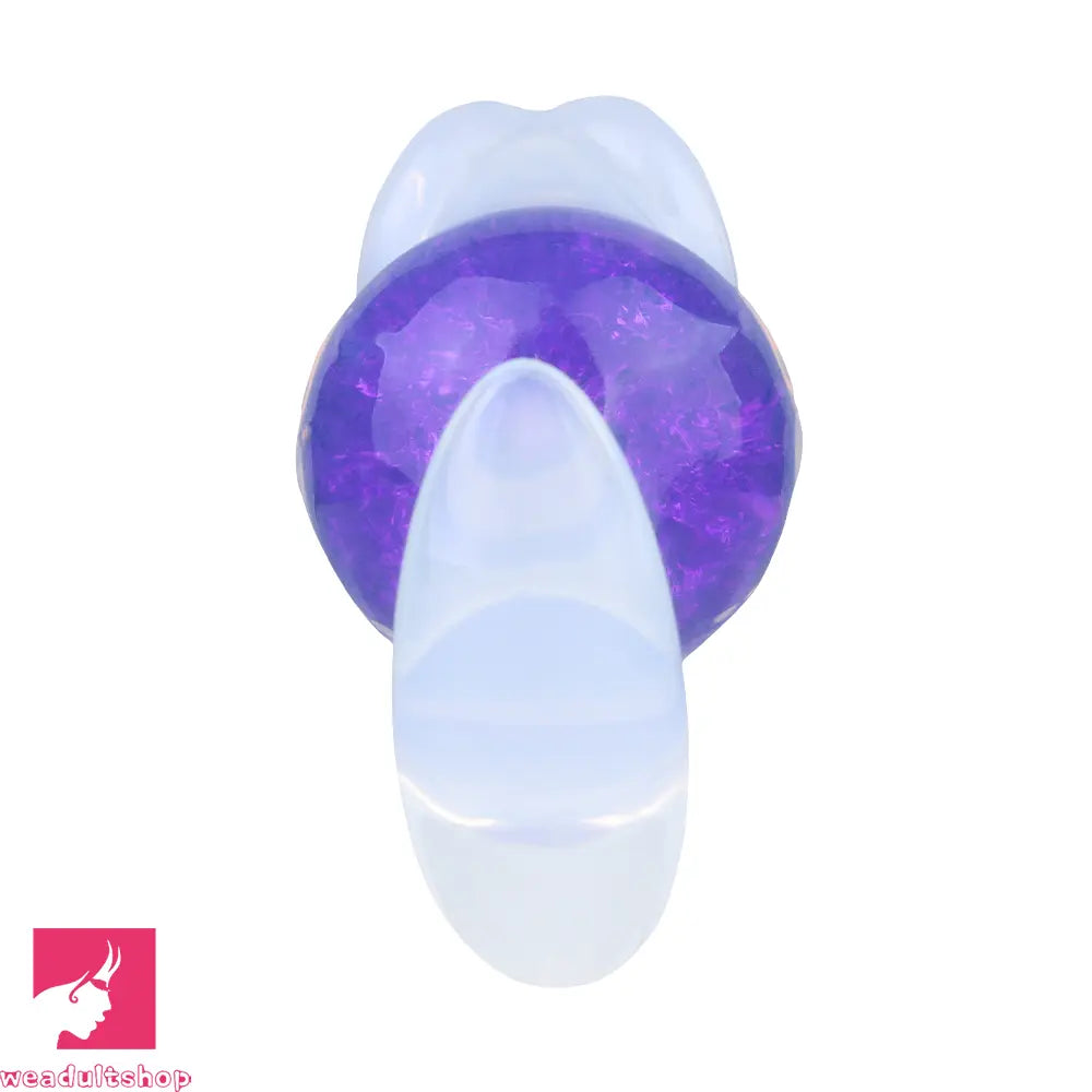 4.96in Luminous Silicone Anal Beads Dildo Anal Sex Toy For Adult Cock