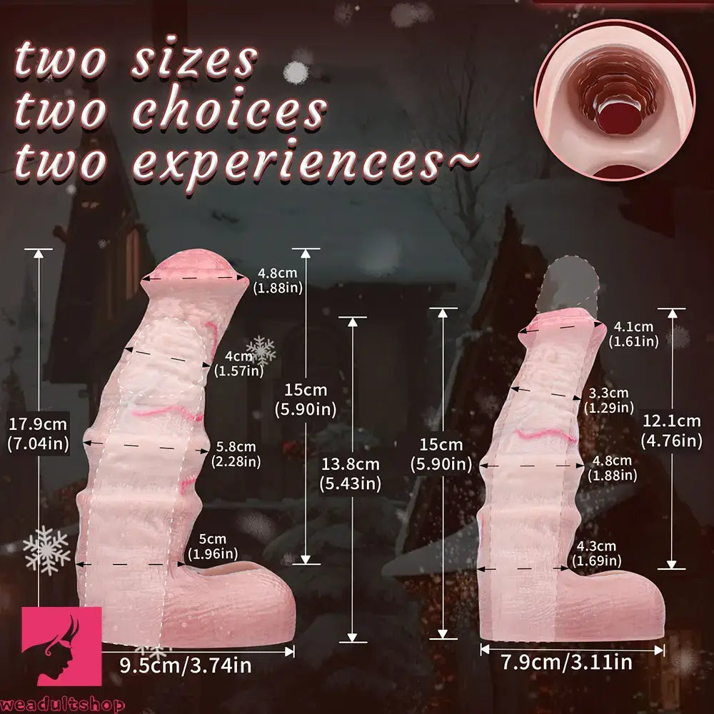 5.9in 7.04in Horse Cock Silicone Lifelike Dildo Sleeve Perfect Gift Penis Toy
