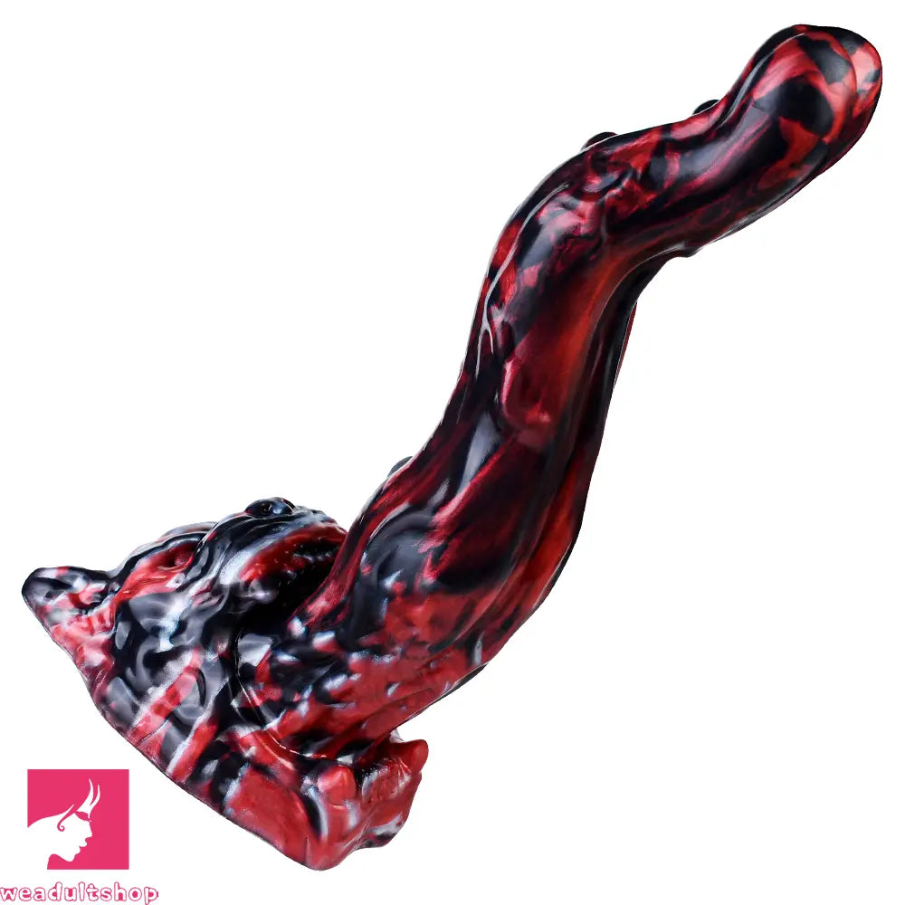 5.51in 7.56in 9.84in 12.6in 17.72in Monster Silicone Creature Penis Dildo