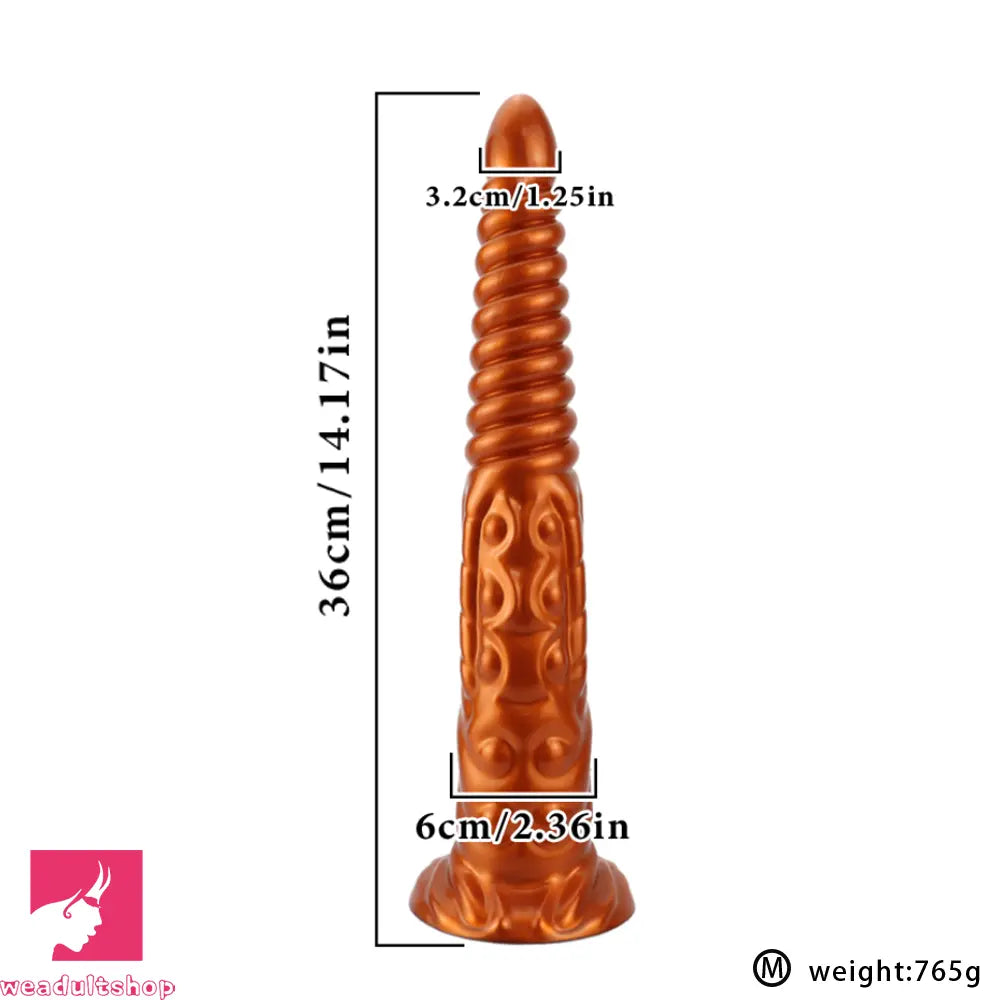 11.02in 14.17in 17.71in Tentacle Long Huge Fantasy Dildo Durable Manual Toy