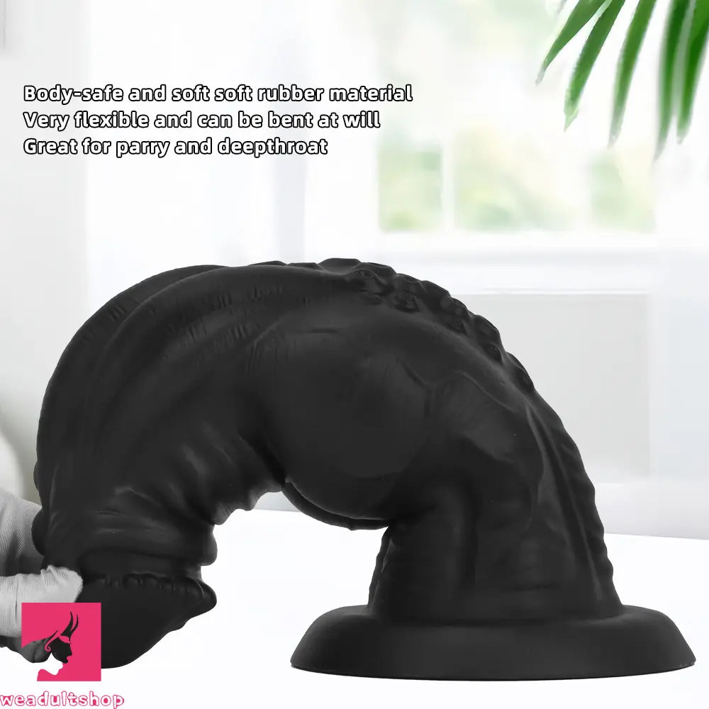 8.85in 9.64in 10.23in 11.41in 12.59in Odd-shaped Large Silicone Anal Dildo