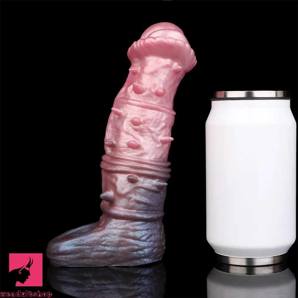7.48in Spiked Horse Cock Sleeve Dildo Fantasy Penis Extender Cock