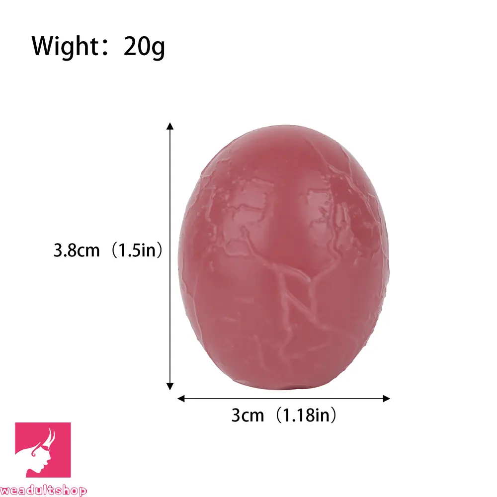 8.74in Silicone Odd Soft Big Egg Laying Dildo For Anal Sex Love Cock