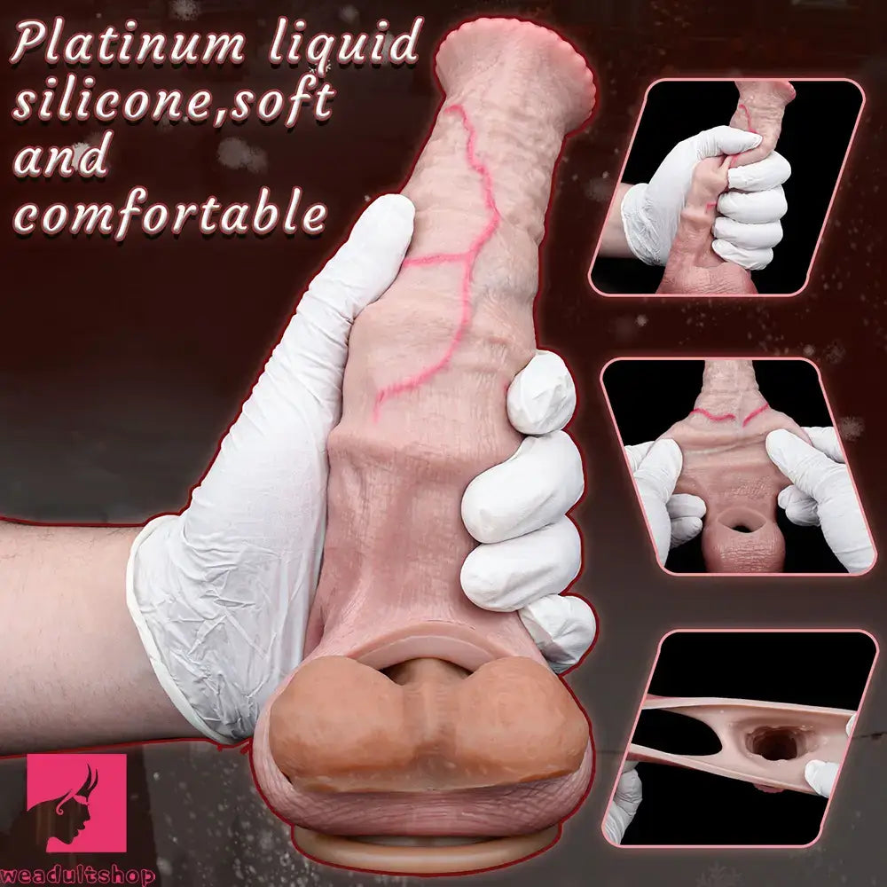 5.9in 7.04in Horse Cock Silicone Lifelike Dildo Sleeve Perfect Gift Penis Toy