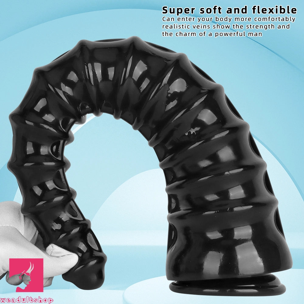 10.82in 13.38in 16.73in Super Large Black Anal Plug Dildo For Adult Women