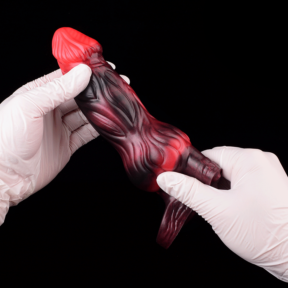 5.91in 7.17in Silicone Cock Sleeve Soft Vibrating Hollow Fantasy Penis Dildo