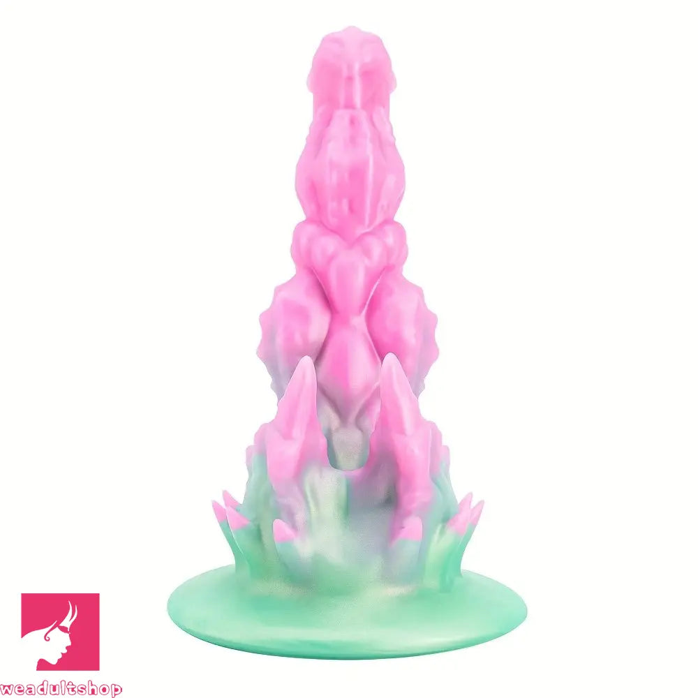 4.13in 4.72in 5.39in Unusual Silicone Mixed Color Soft Mini Fantasy Dildo