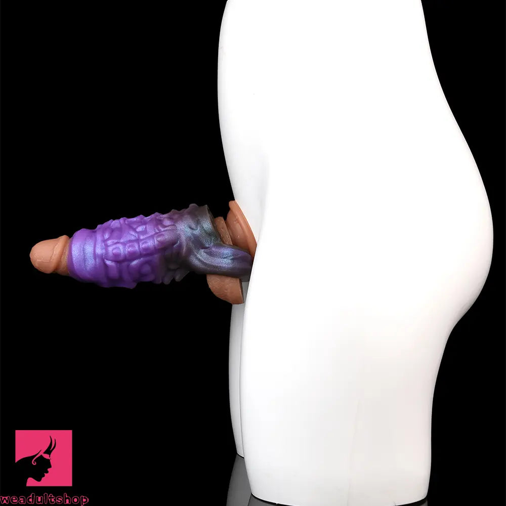 5.27in Dragon Beast Creature Fantasy Hollow Silicone Soft Dildo Sleeve