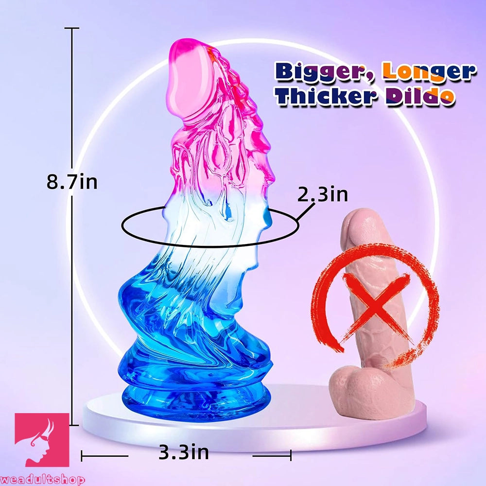 8.7in Dragon Big Dildo Anal Sex Toy For Women Female Clit Masturbator