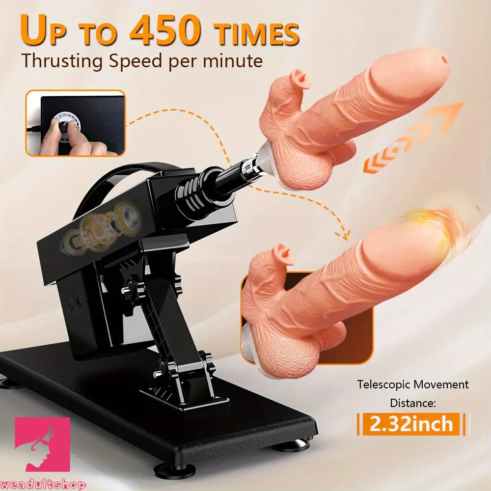 Heated Thrusting Automatic Dildo Machine For Women Fuck Love Position
