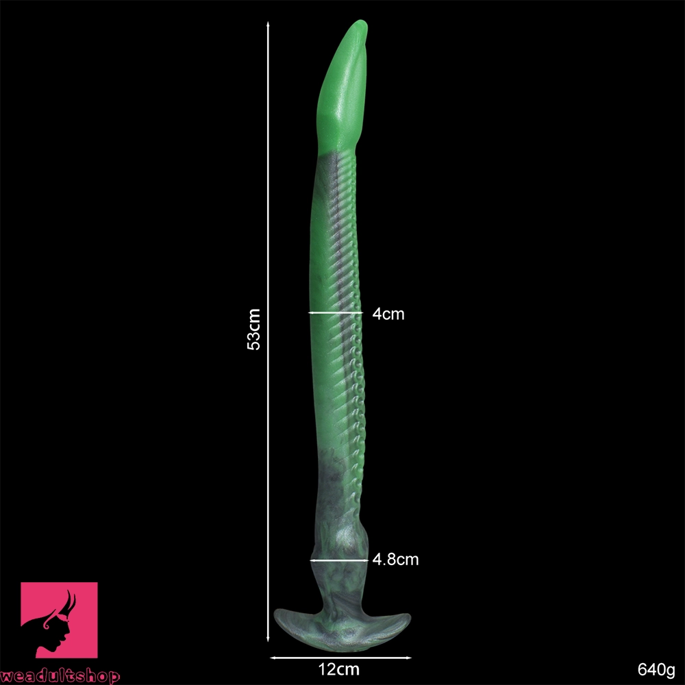 12.2in 15.94in 20.87in Super Long Big Clit Tentacle Silicone Butt Plug Dildo
