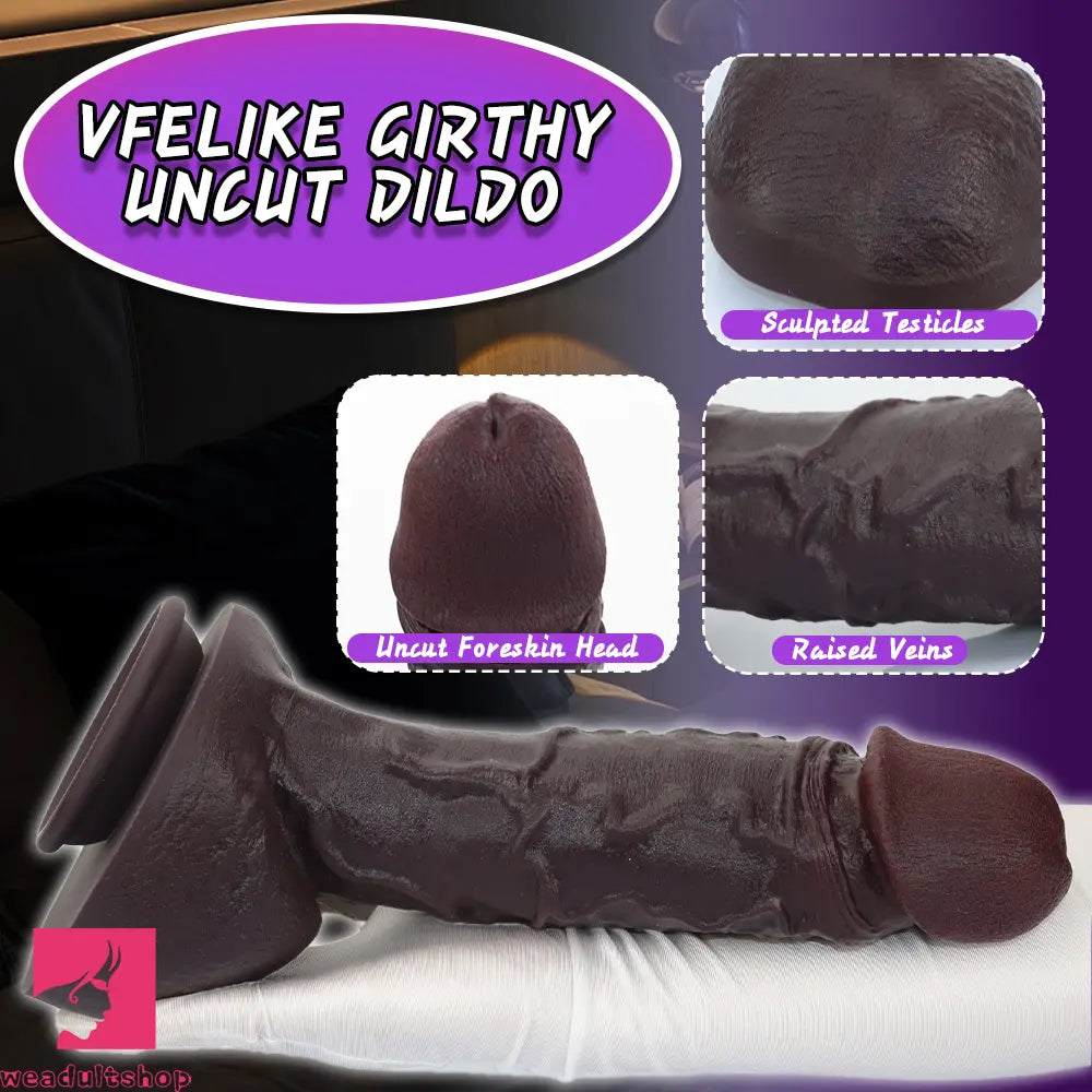 12.6in Big Glans Silicone Soft Huge Thick Dildo Alternative Pleasure Dildo