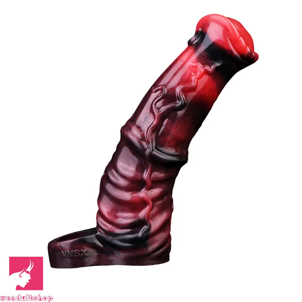 6.1in 6.89in 7.95in Horse Animal Penis Soft Dildo Sleeve Penis Extender