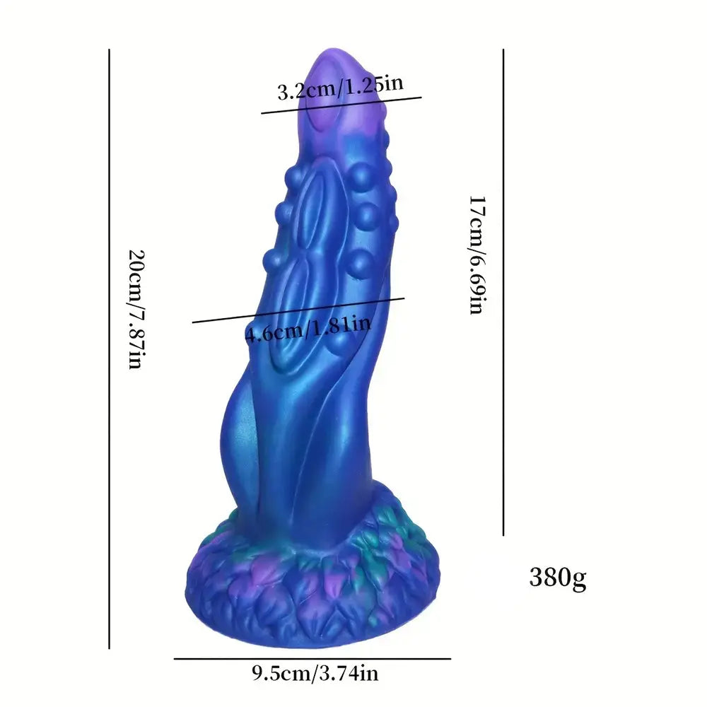 7.87in Monster Spiked Silicone Soft Creature Odd Fantasy Dildo For Fucking Weadultshop