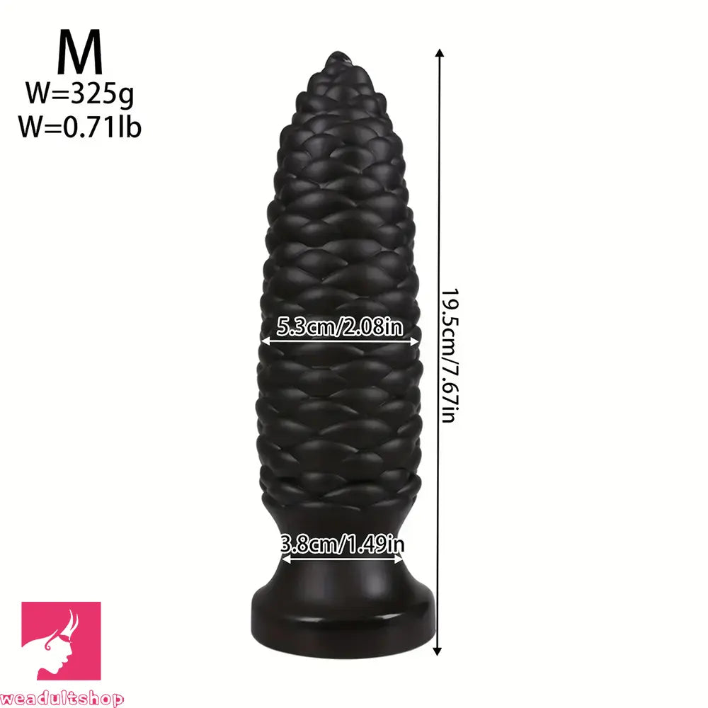 6.1in 7.67in 9.05in 10.43in 11.8in Big Anal Plug Scaly Thick Dildo Sex Toy