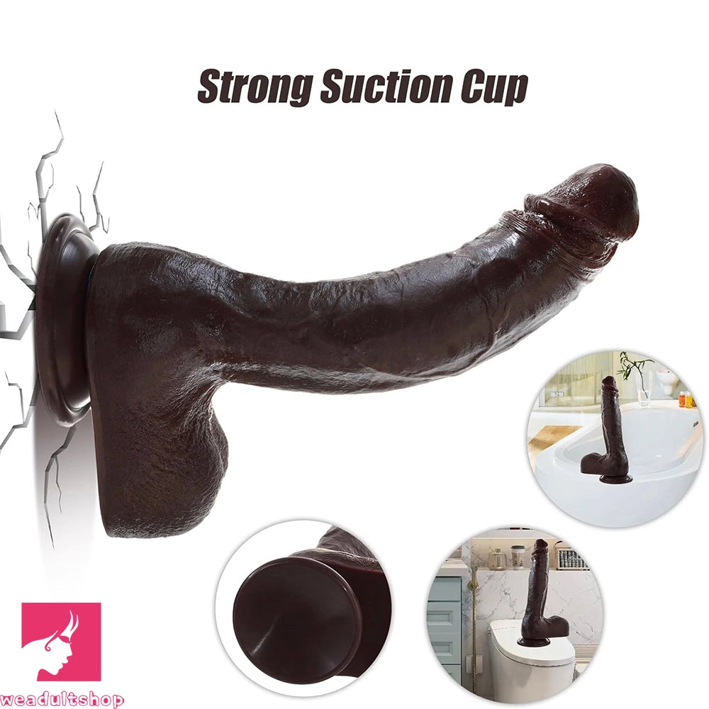 10.43in Oversized Realistic Dildo Soft Thick Penis Huge Lesbian Dildo