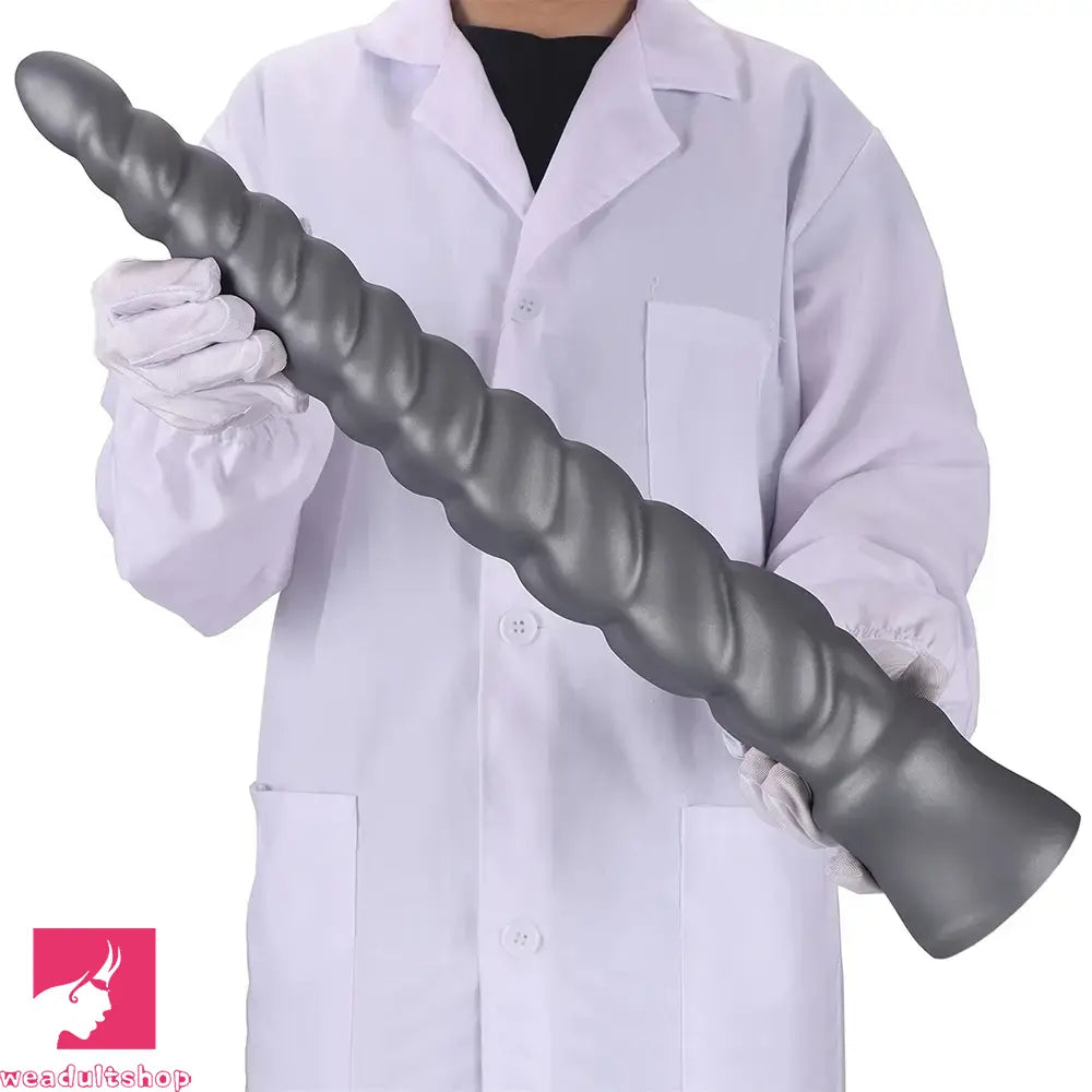 13.77in 15.74in 17.71in 19.68in Long Screw Anal Whip Huge Clit Soft Dildo