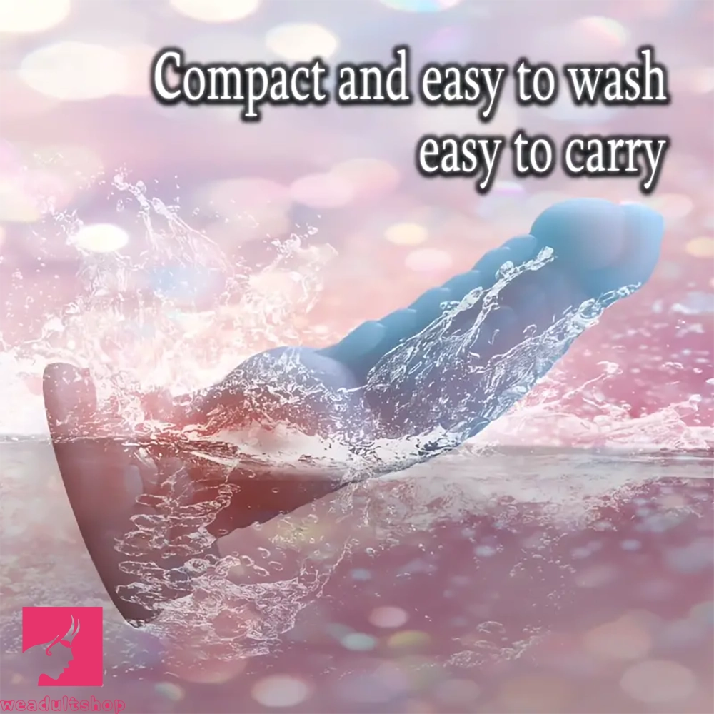 7.87in Fantasy Monster Dildo With Knot Luminous Silicone Thick Clit Dildo