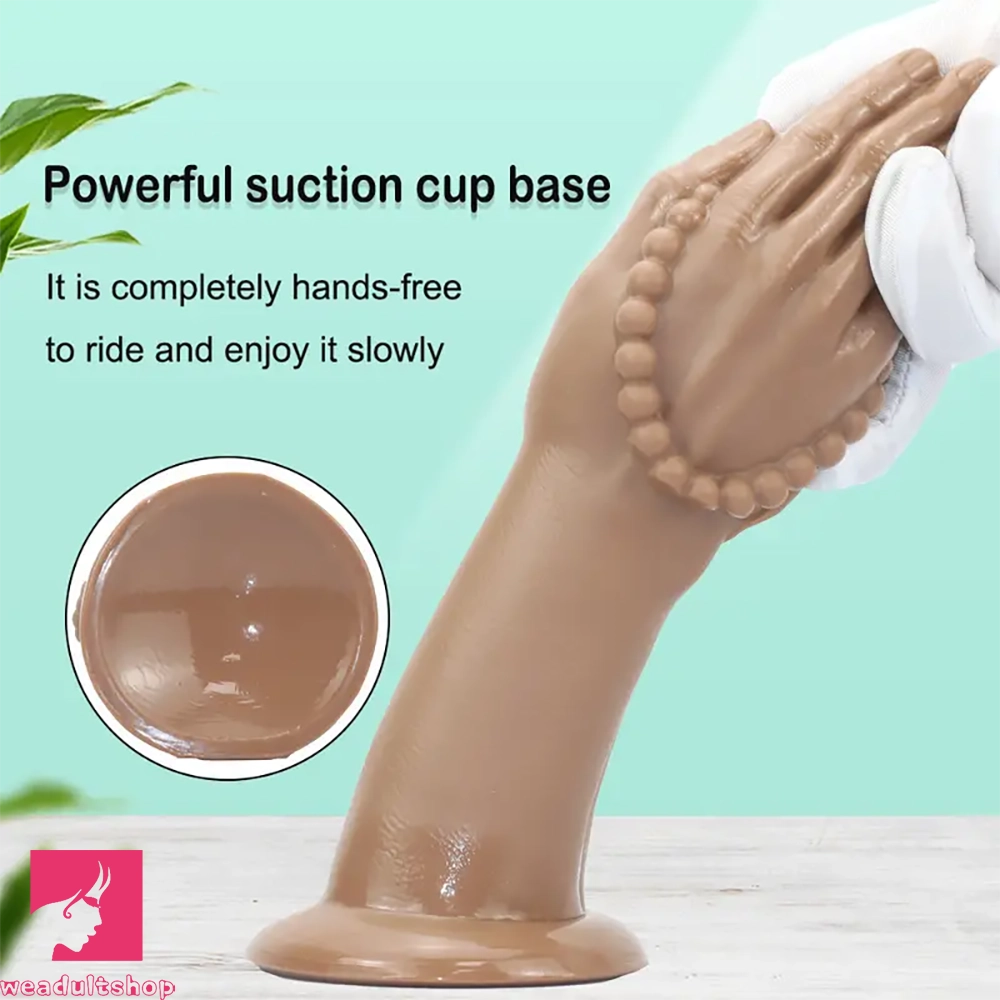 7.08in 10.43in 13.18in Extra Large PVC Bergamot Thick Fist Hand Cock Dildo