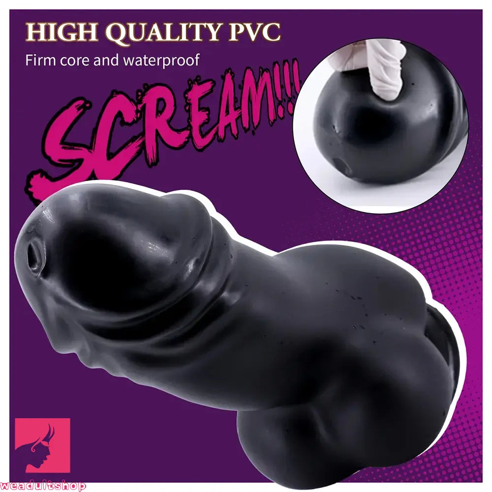12.2in Super Thick Huge Black Rooster Penis Dildo With Suction Cup Toy