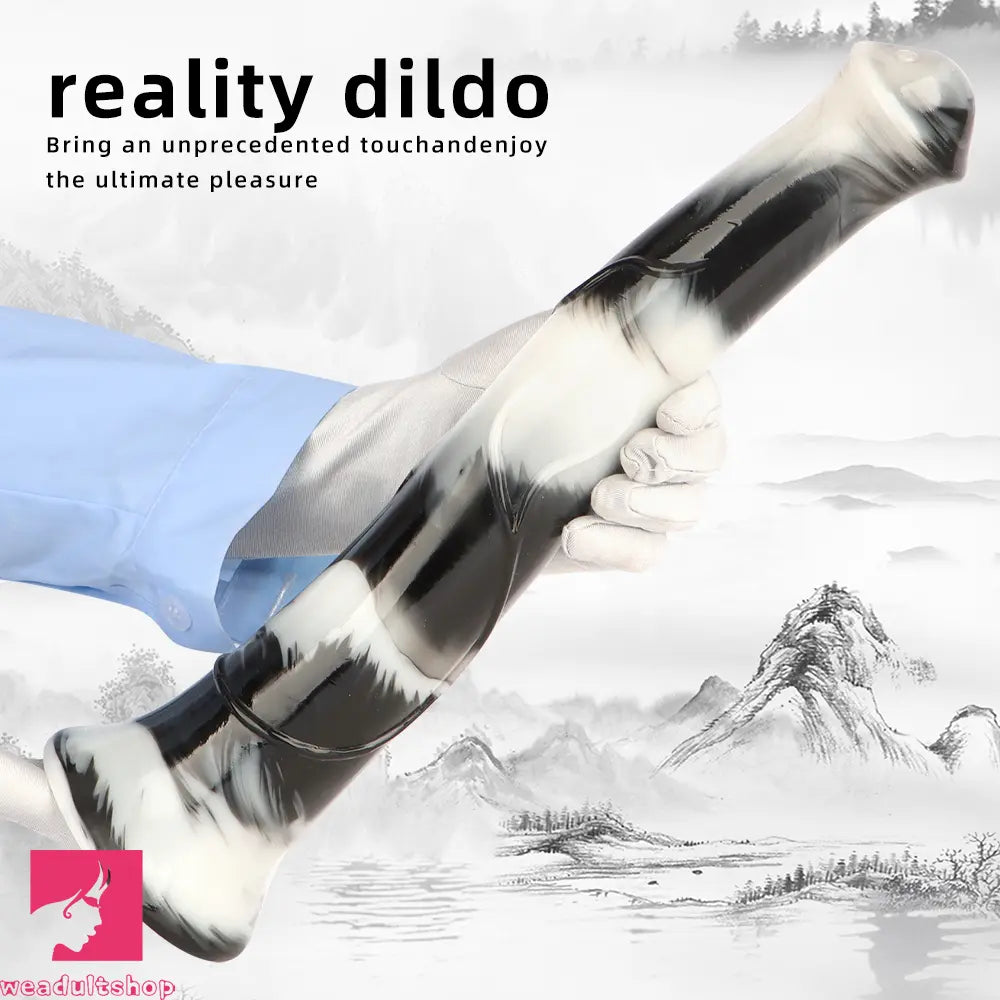 16.14in Huge Long Thick PVC Cock Dildo Gspot Massage Thick Animal Cock