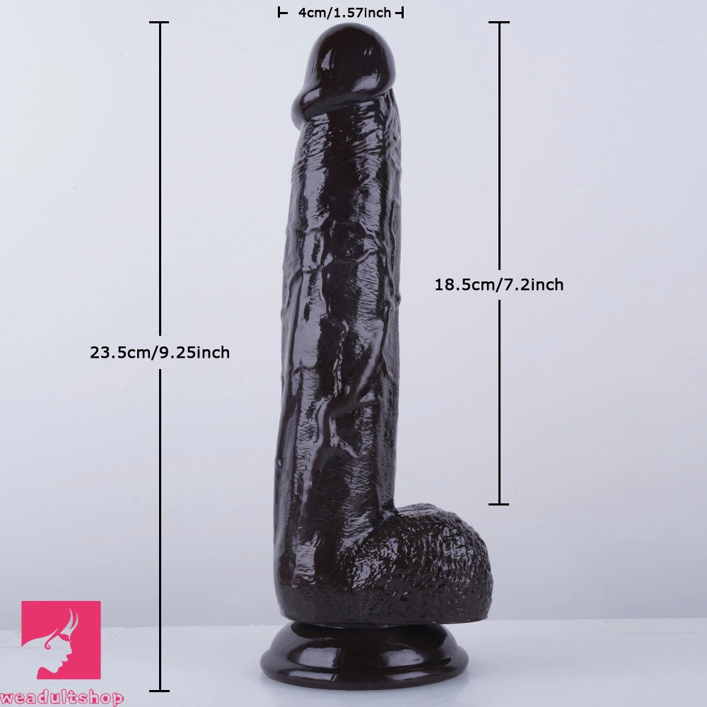 9.25in Prostate Massage Anus Dilator Vagina Big Real Dildo Masturbator