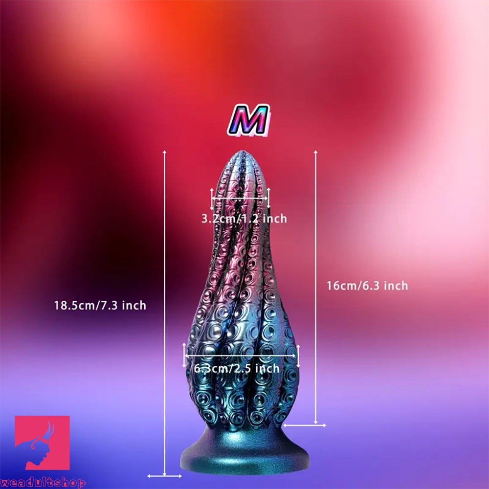 5.5in 7.3in Outstanding Silicone Soft Tentacle Anal Dildo Cock Butt Plug