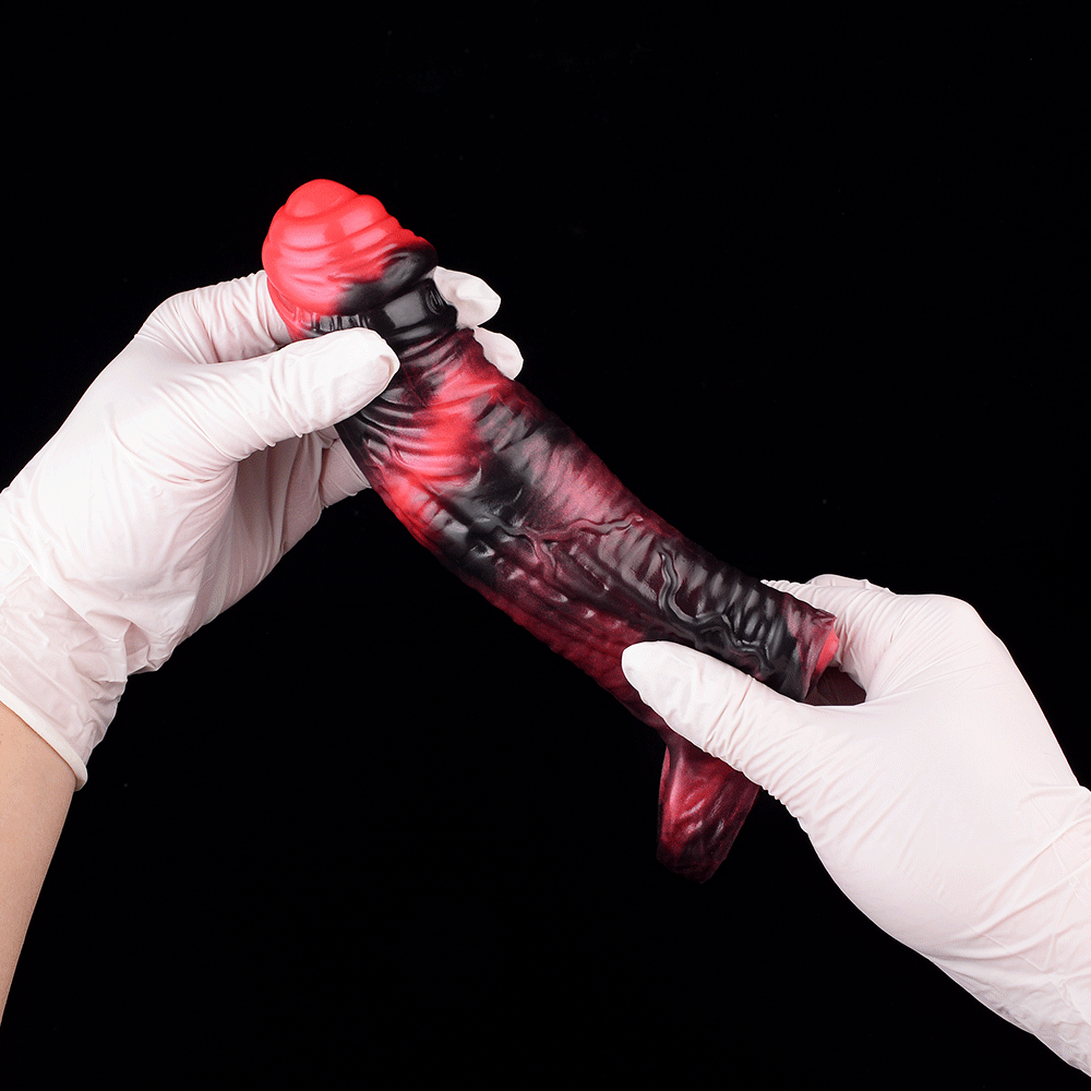 5.98in 7.09in Silicone Cock Sleeve Soft Vibrating Uncut Hollow Dildo For Clit