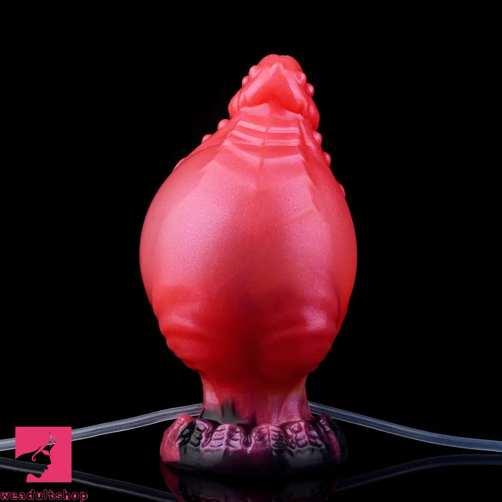 5.71in Fantasy Knot Spiked Silicone Soft Inflatable Spraying Water Real Dildo