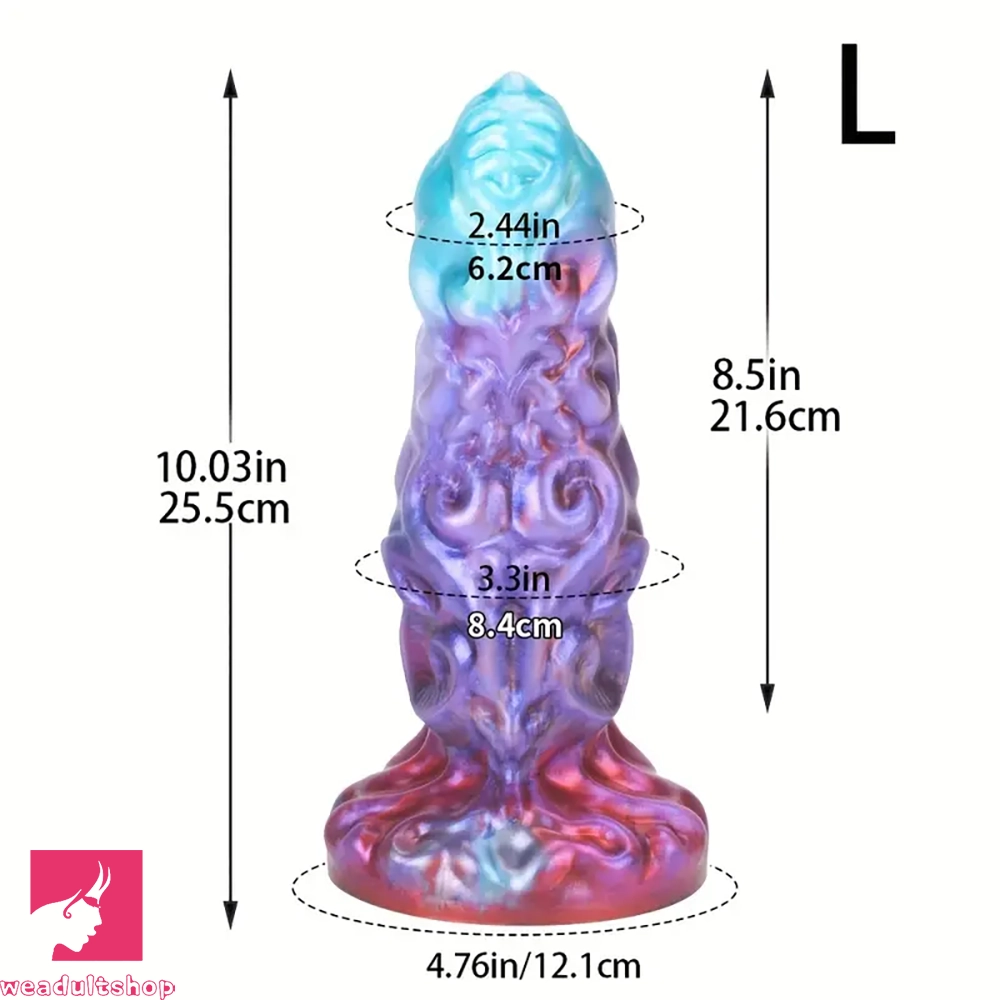 7.71in 8.89in 10.03in Silicone Adult Monster Big Dildo For Prostate Massage