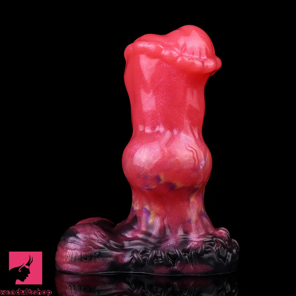 5.43in Horse Knot Silicone Fantasy Dildo For G Spot Sex Anal Toy Play