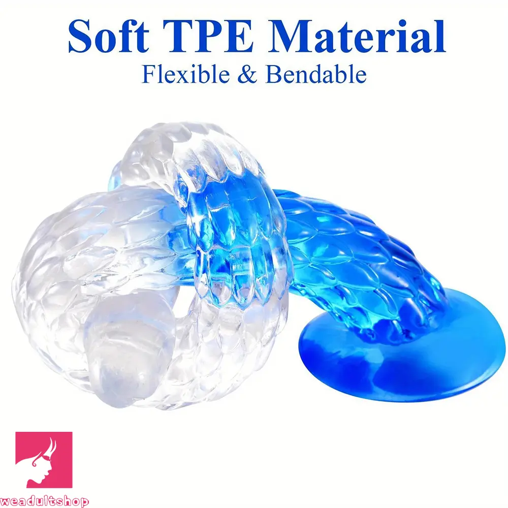 16.1in 19.29in 22.84in Anal Training Soft TPE Dildo For Experienced Game