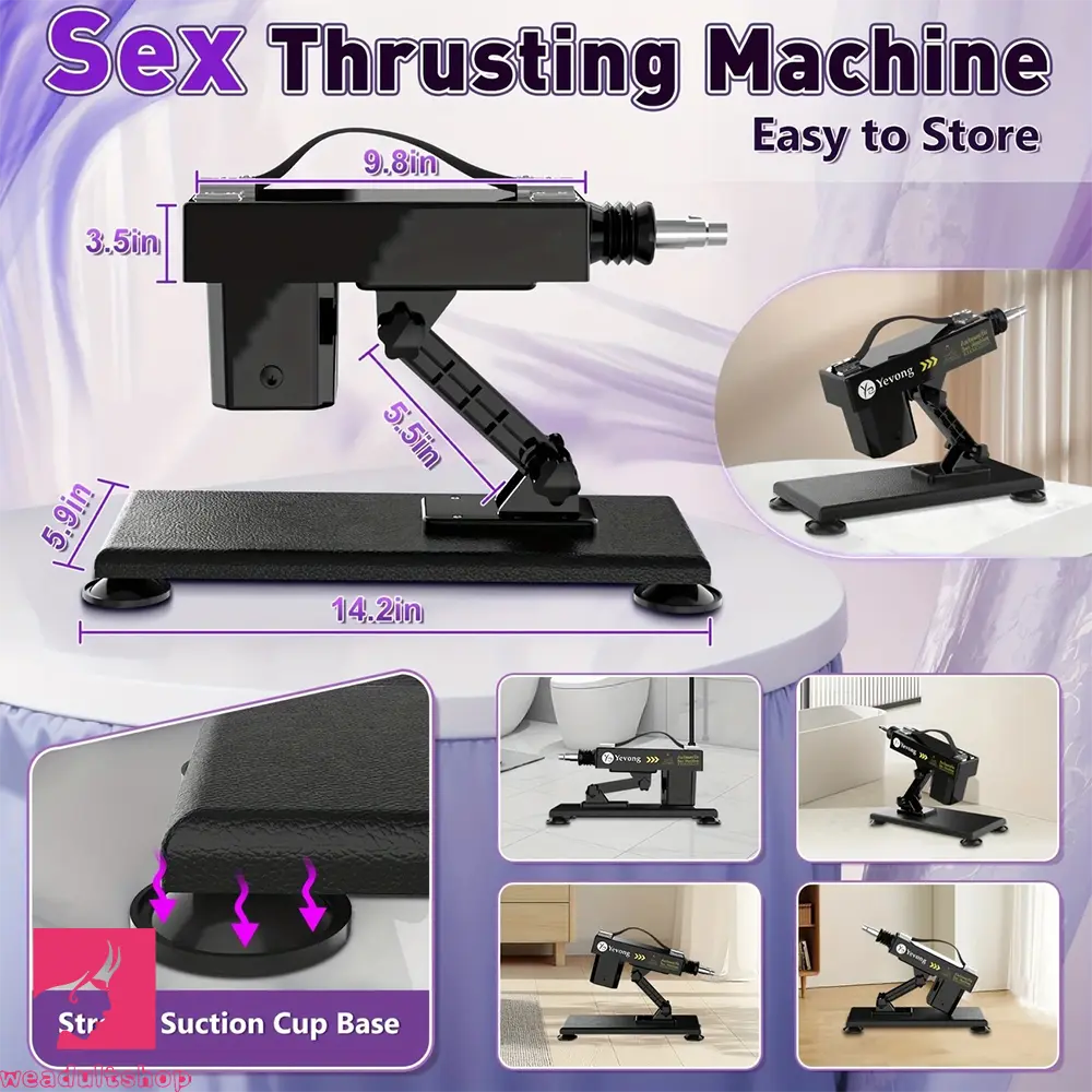 Sex Fucking Dildo Thrust Machine Automatic 3XLR Connector Thruster