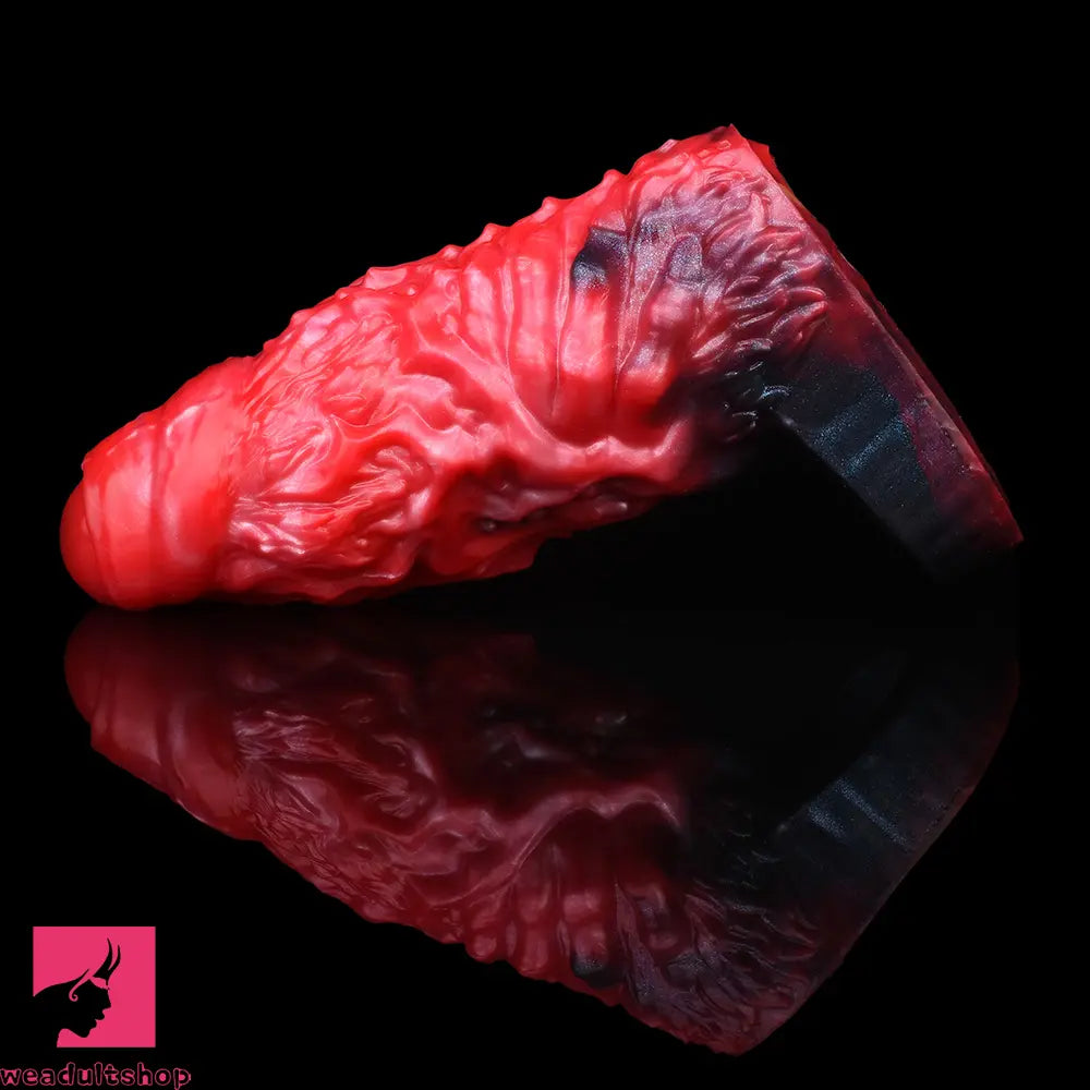 5.98in Uncut Soft Hollow Dildo Built-in keel Vibration Remote Penis Sleeve