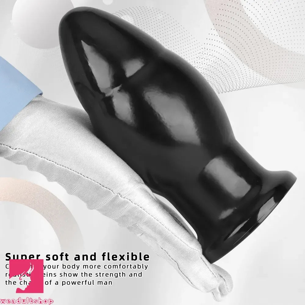 6.88in Big PVC Butt Plug Dildo Sexual Wellness Bold Design Anal Cock Toy