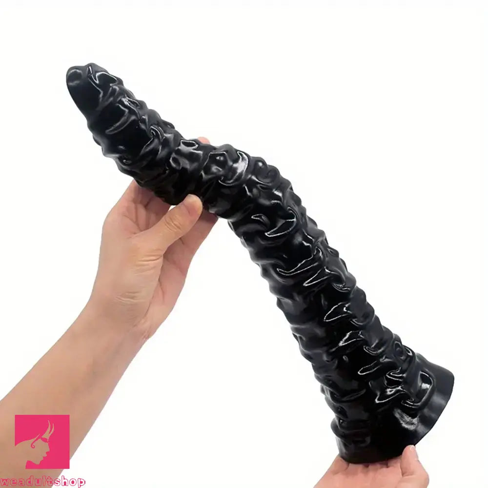 14.2in Heavy Duty G-Spot Butt Plug Extended Dildo For Prostate Simulation