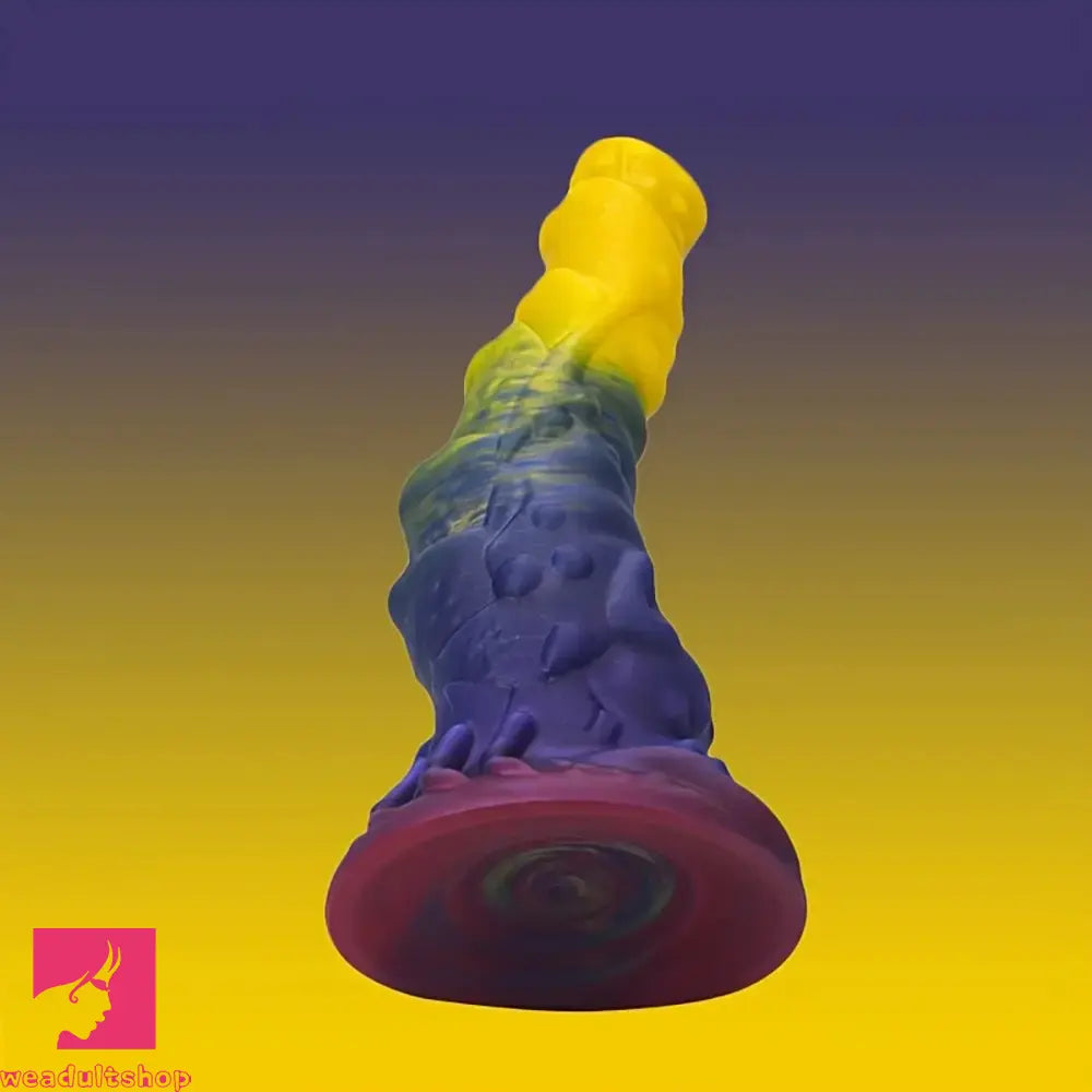 7.67in 8.85in Monster Creature Silicone Soft Dildo For G Spot Masturbator