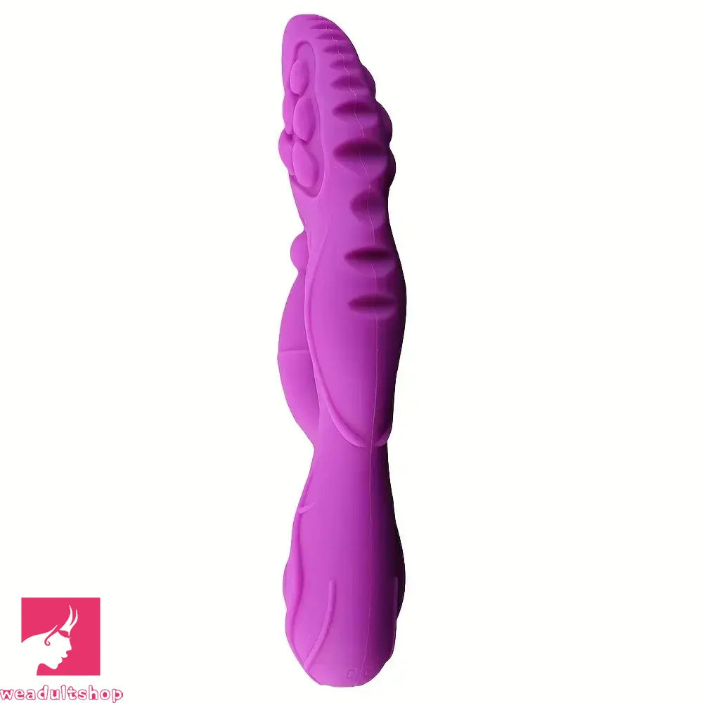 8.07in 7 Colors Vaginal Rods Liquid Silicone Female Soft Dildo With Handle