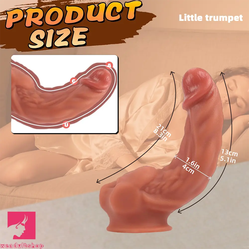8.3in 11in Male Body Muscle Real Silicone Big Love Dildo For High-End Users