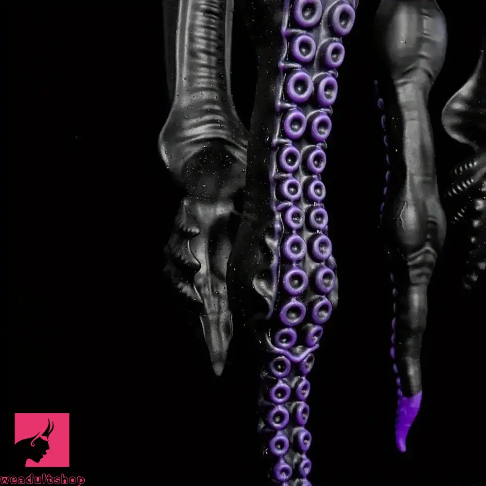 16.53in Tentacle Odd Cock Silicone Dual-Headed Monster Suction Cup Dildo