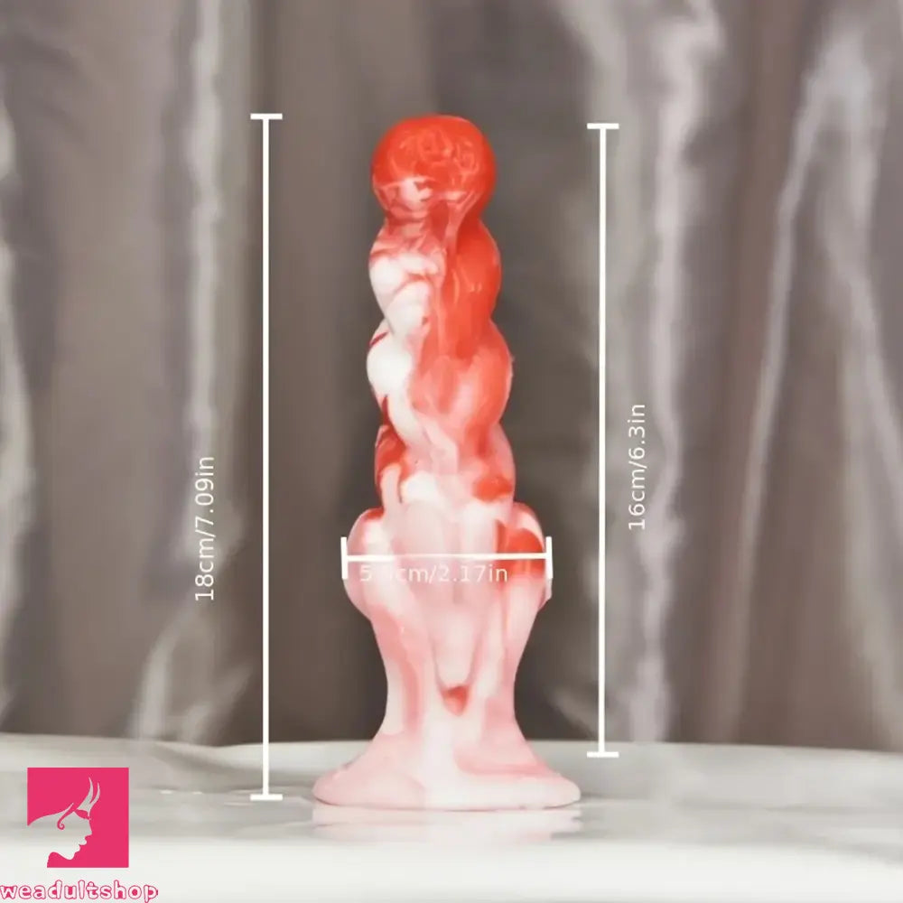 7.09in Luxe Silicone Female Sex Toy Fantasy Penis Dildo For Arousal Play
