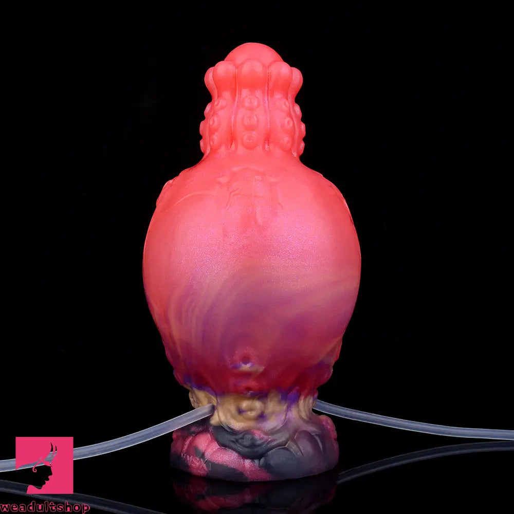 5.91in Fantasy Weird Silicone Soft Inflatable Spraying Water Dildo For Sex