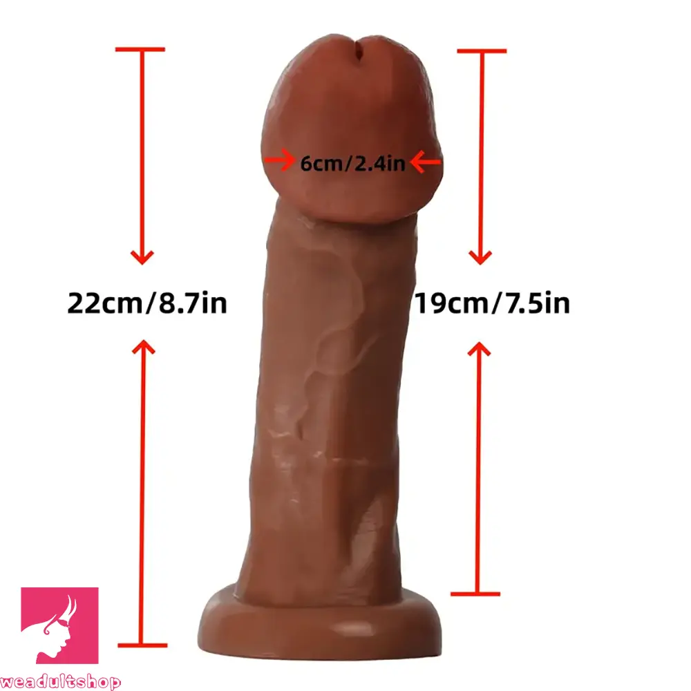8.7in Realistic PVC Cock Suction Cup Big Dildo For Female Sex Love