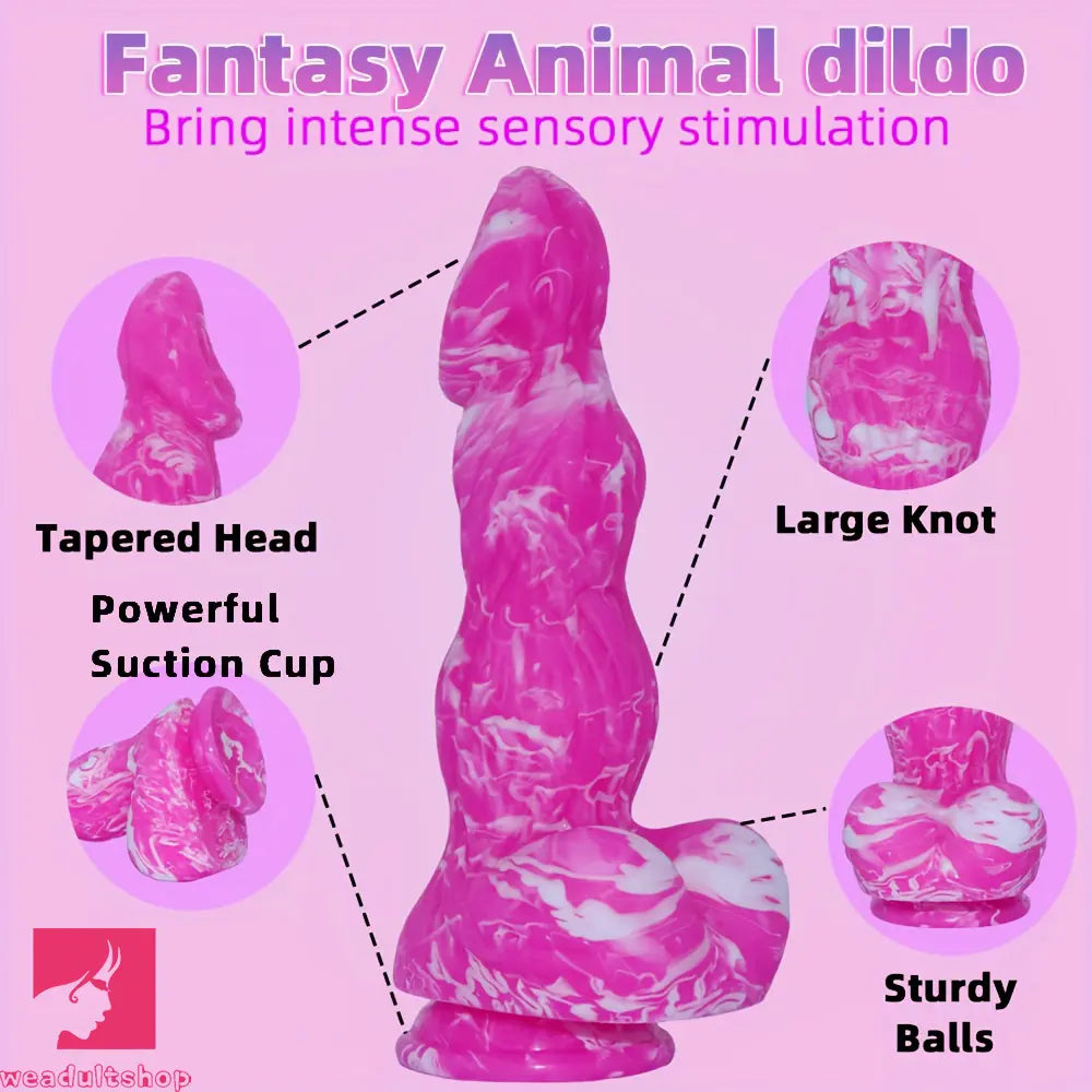 9.84in Fantasy Animal Large Knot Dildo Monster Biological For Masturba