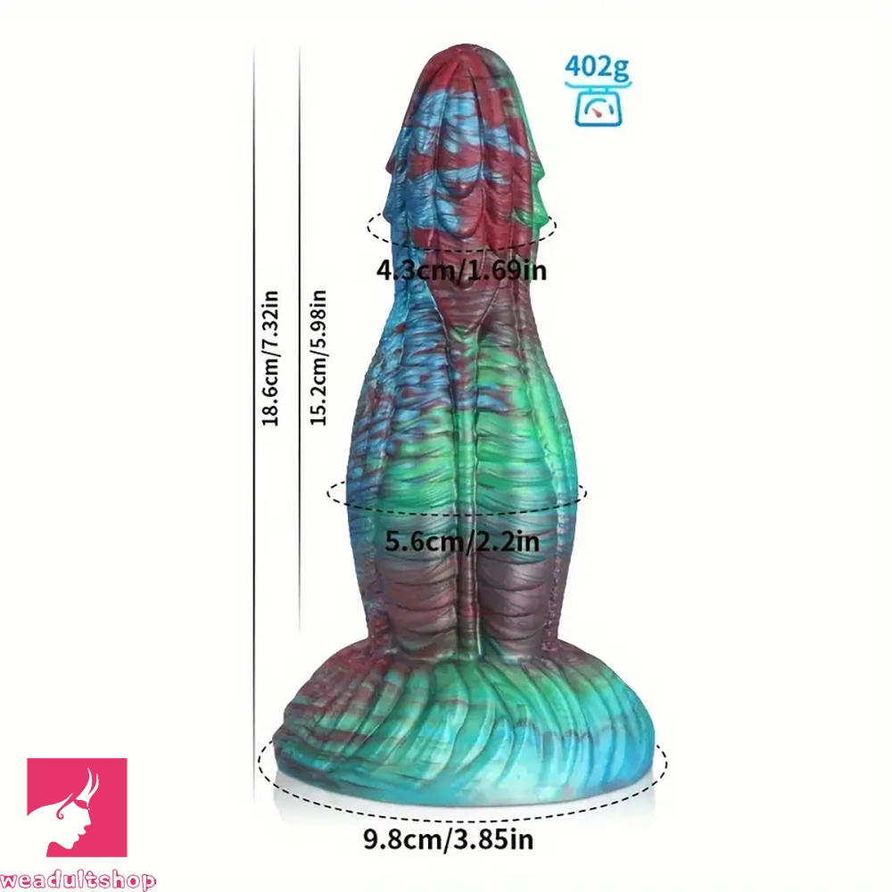 7.32in Monster Liquid Silicone Thick Anal-Expanding Fantasy Penis Dildo