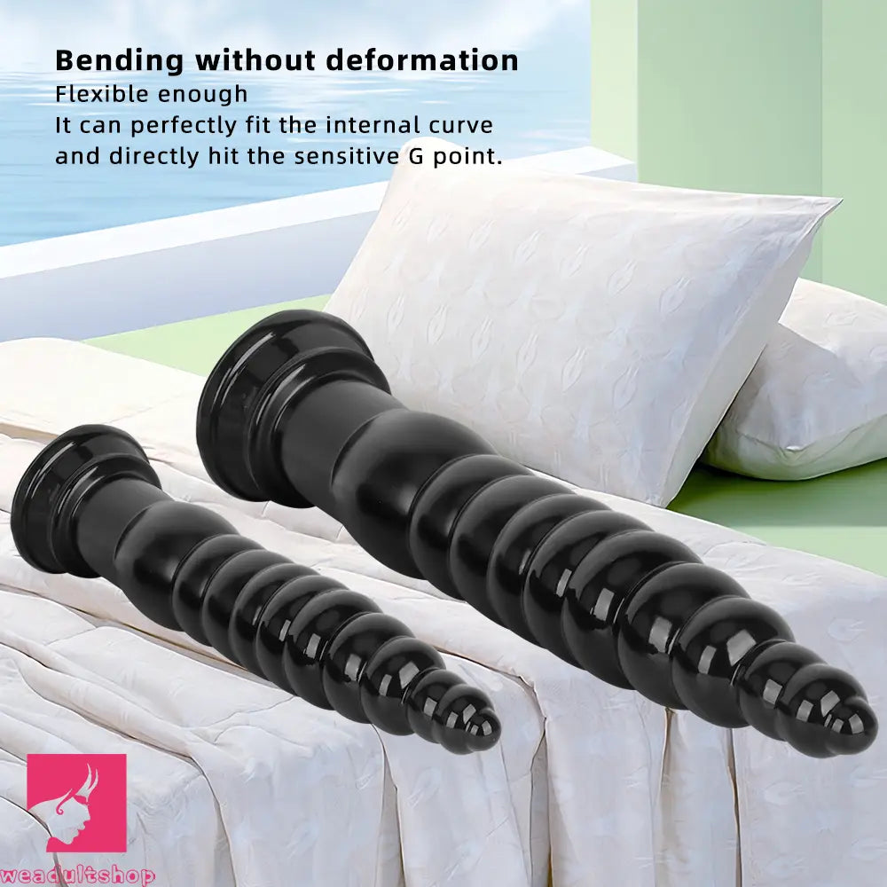 12.6in 17.32in PVC Super Long Large Thick Anal Plug Dildo Torture Cock