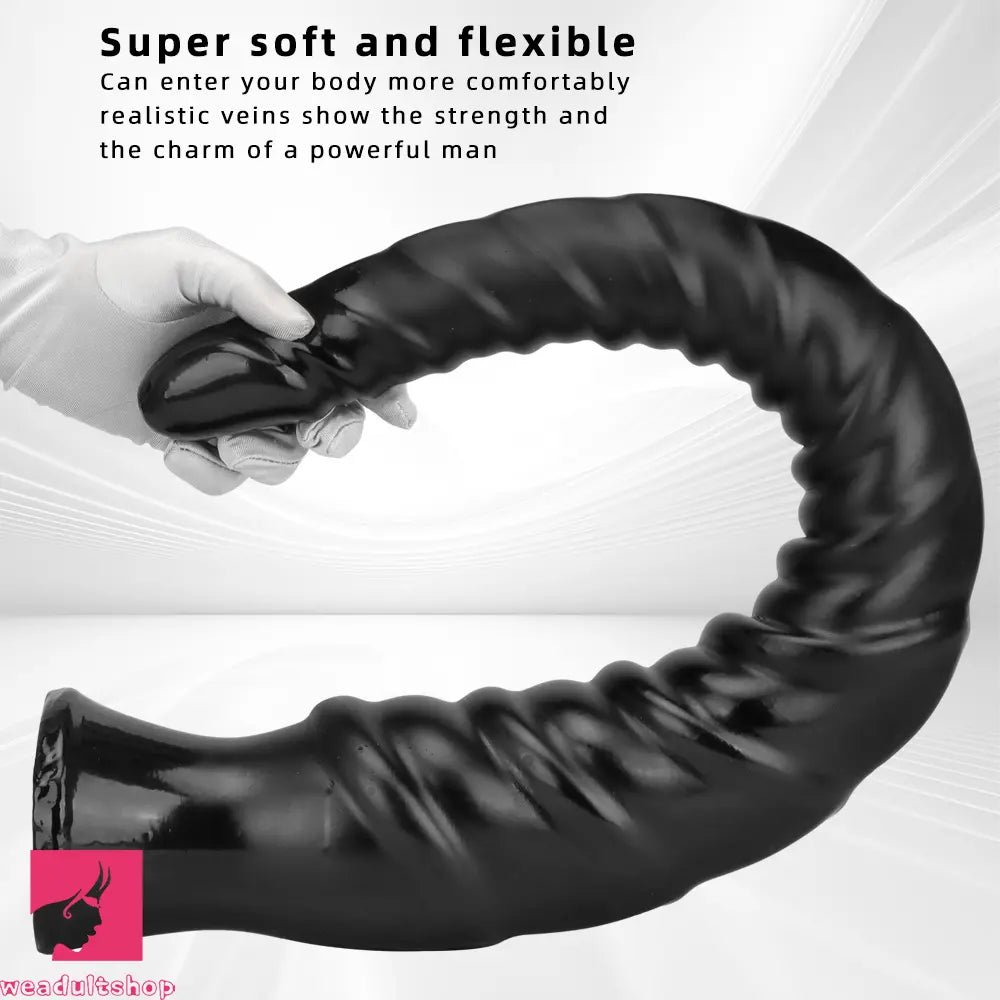 29.34in Super Long Large Masturbator PVC Anal Expansion Spiral Big Dildo