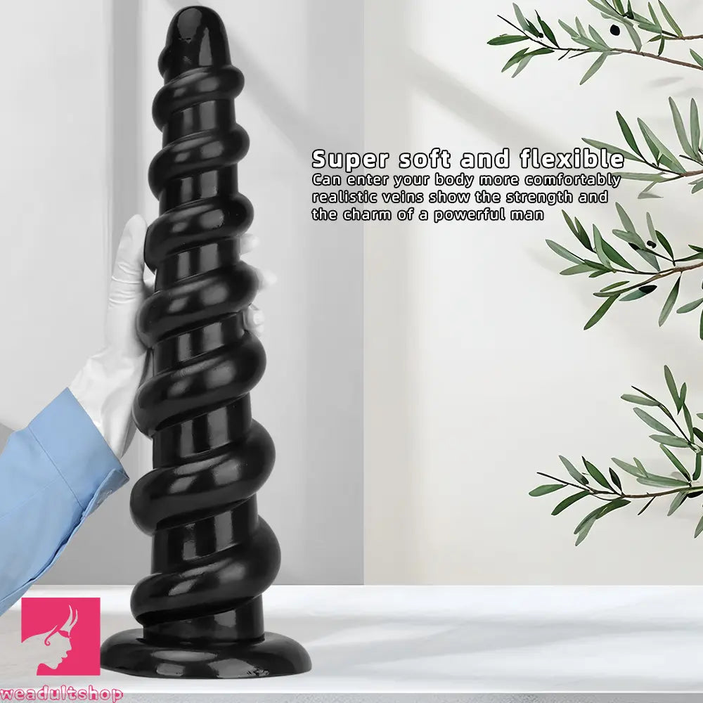 11.02in 13in 15.55in 17.32in 19.68in Super Long Huge Thread Butt Cock Dildo